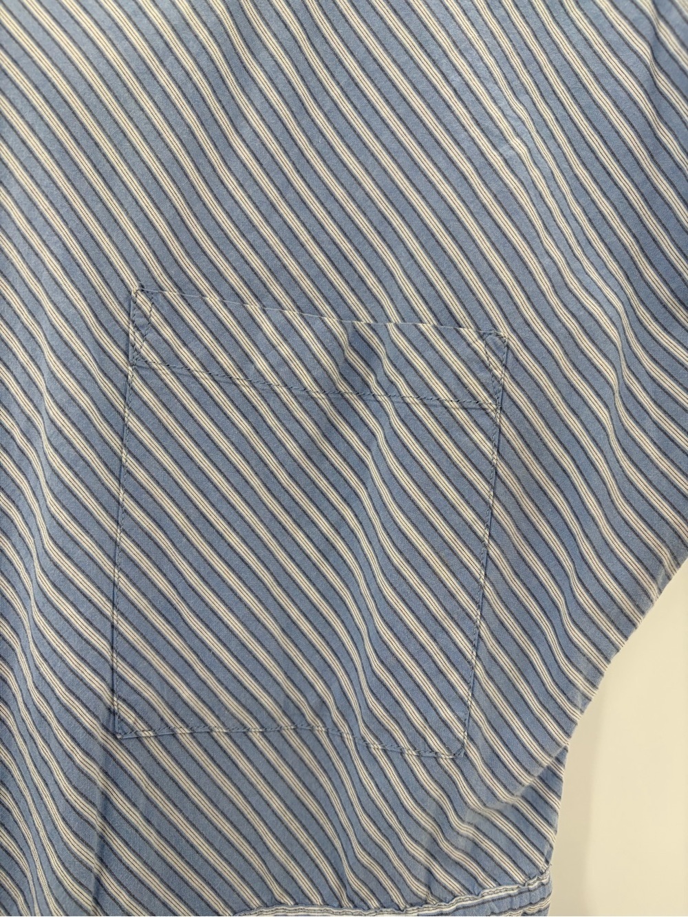 Closed Blue White Striped Cotton Drawstring Waist midi Dress Cap Sleeve size xs - Picture 4 of 9